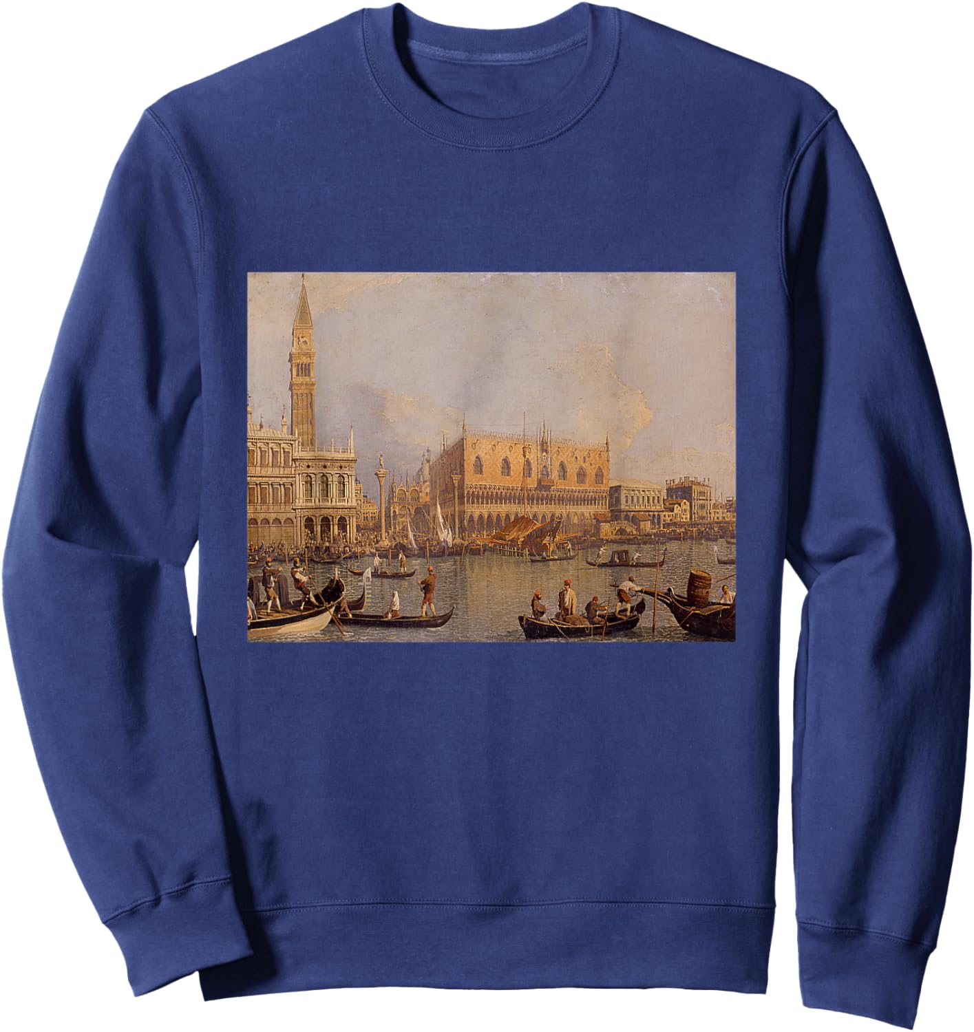 Canaletto's Ducal Palace, Venice, c. 1755 Sweatshirt - Sweatshirt | Navy