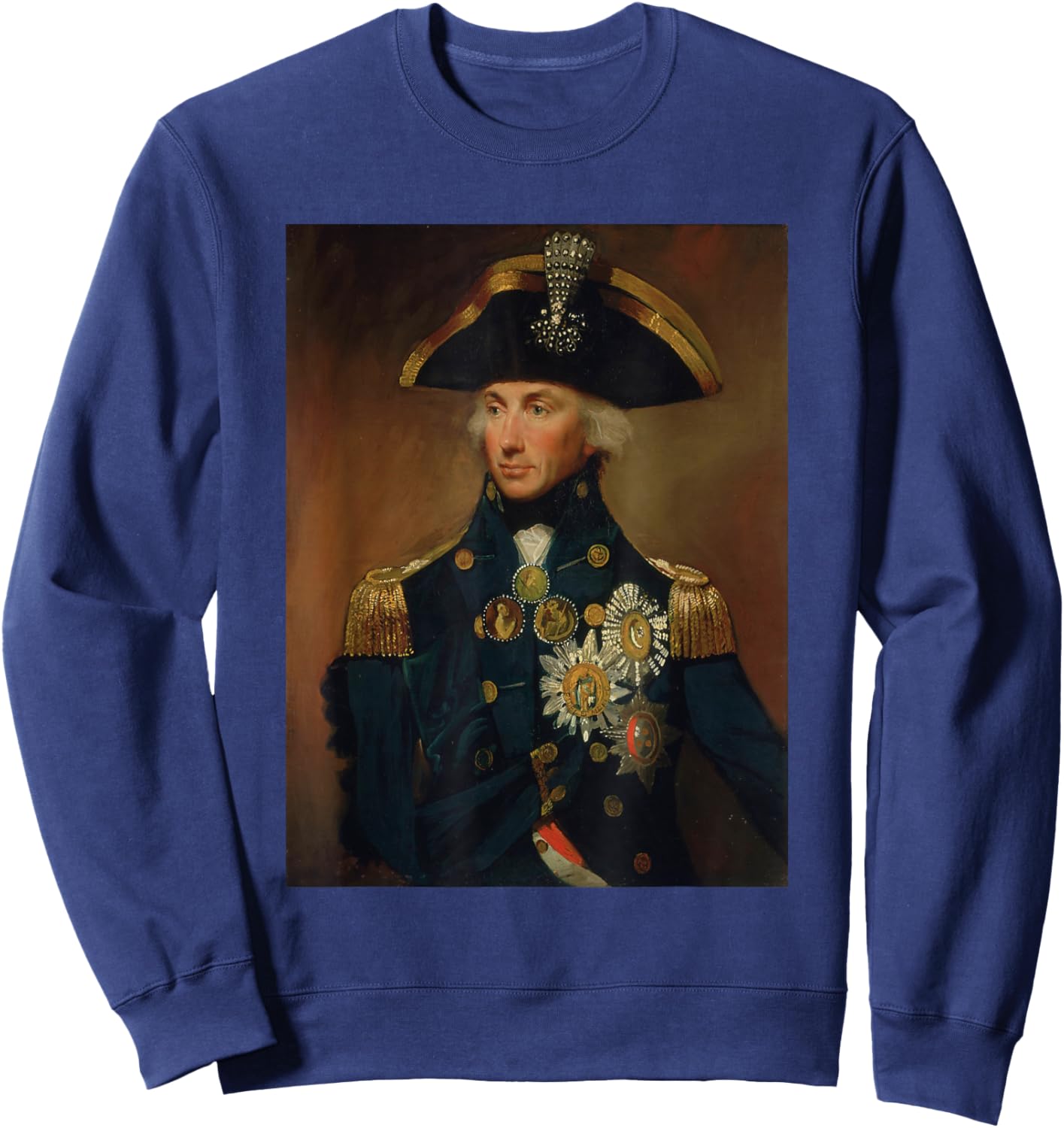 Lemuel-Francis Abbot's Rear-Admiral Sir Horatio Nelson Sweatshirt - Sweatshirt | Navy
