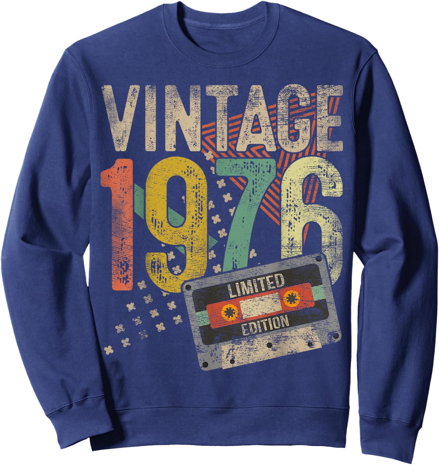 Vintage 1976 49th Birthday Gifts Women 49 Year Old Sweatshirt - Sweatshirt | Navy