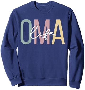 Oma Life Oma Grandma Boho Oma Grandmother Sweatshirt - Sweatshirt | Navy