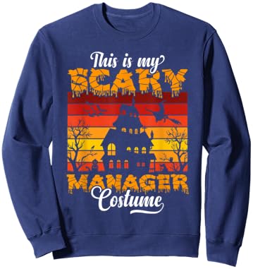 Manager halloween costume Boss Halloween Sweatshirt - Sweatshirt | Navy