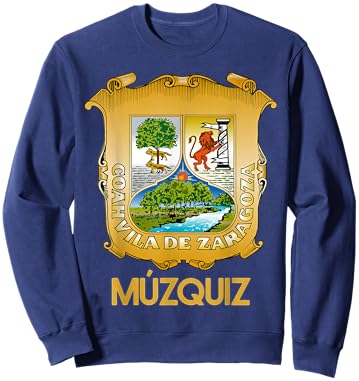 Muzquiz Coahuila Estado De Mexico Escudo Eagle Aguila Sweatshirt - Sweatshirt | Navy