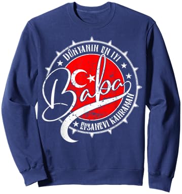 Best Dad in the World/Dünyanin en iyi Baba Sweatshirt - Sweatshirt | Navy