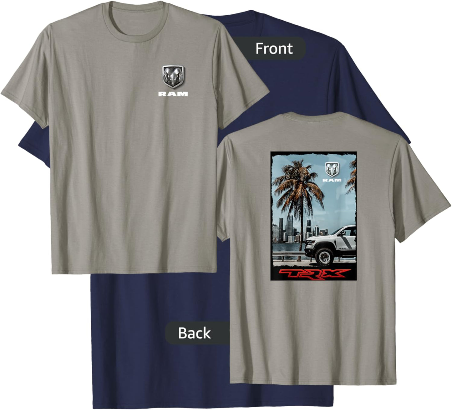 RAM Trucks TRX Palm T-Shirt - T-Shirt | Navy