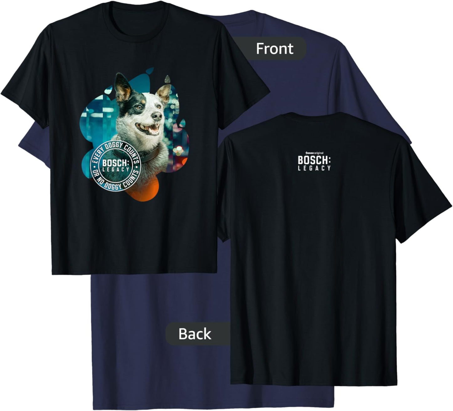 Bosch - Every Doggy Counts T-Shirt - T-Shirt | Navy