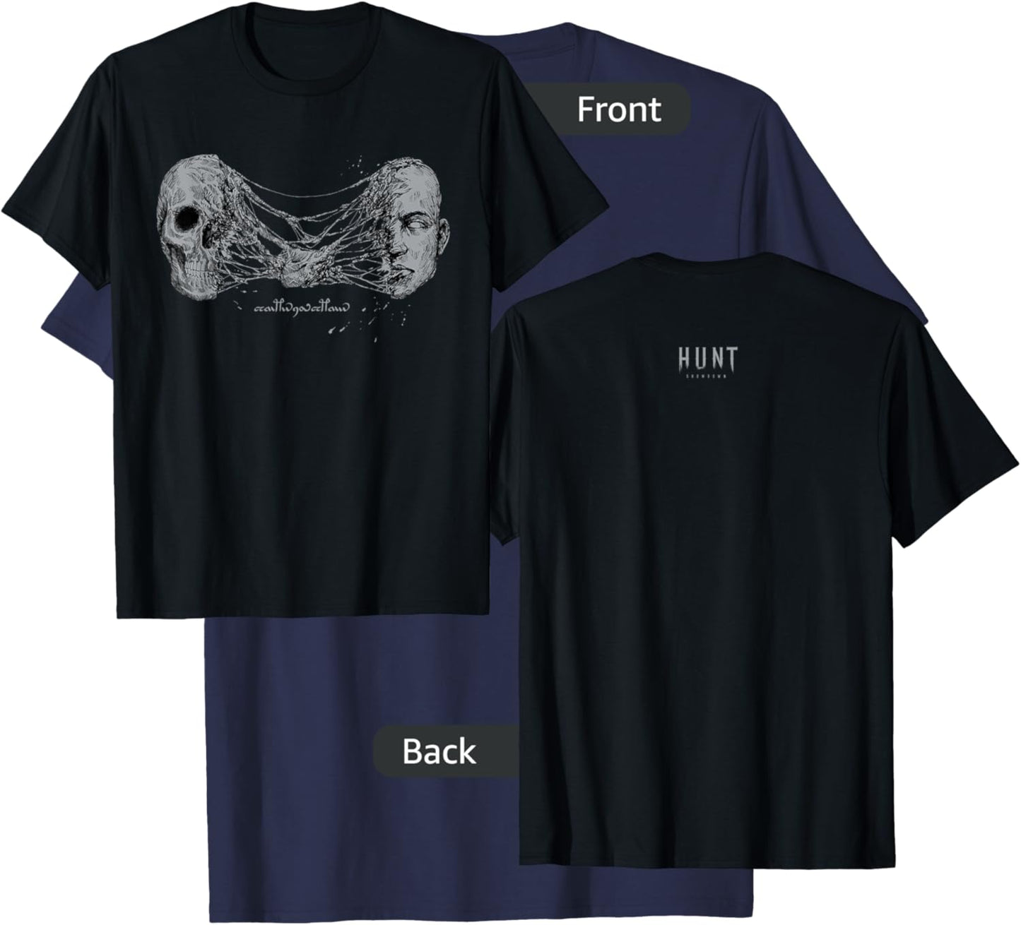 Hunt: Showdown Necromancer Trait Small T-Shirt - T-Shirt | Navy