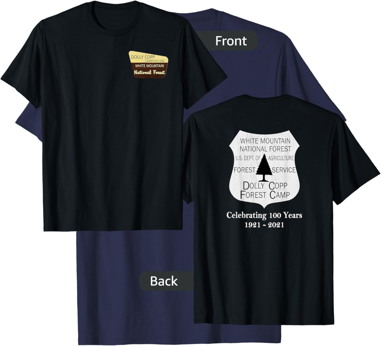 Dolly Copp Campground Centennial T-Shirt - T-Shirt | Navy