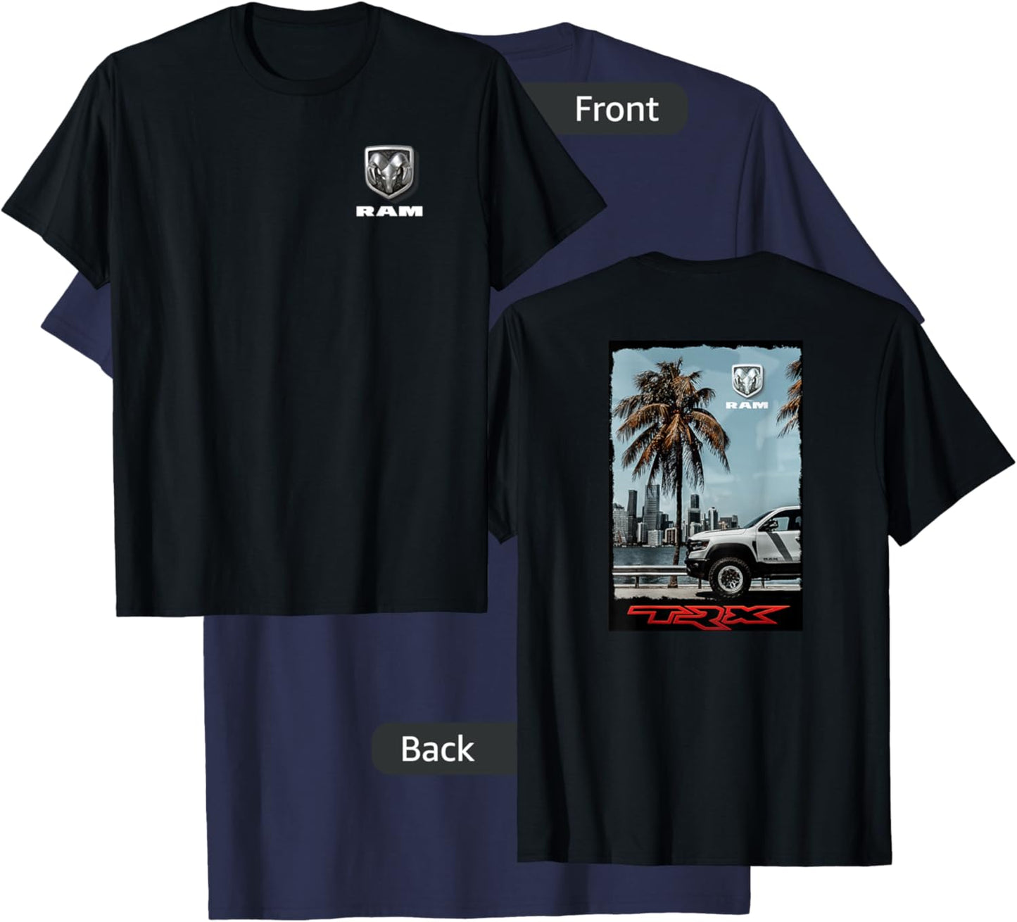 RAM Trucks TRX Palm T-Shirt - T-Shirt | Navy