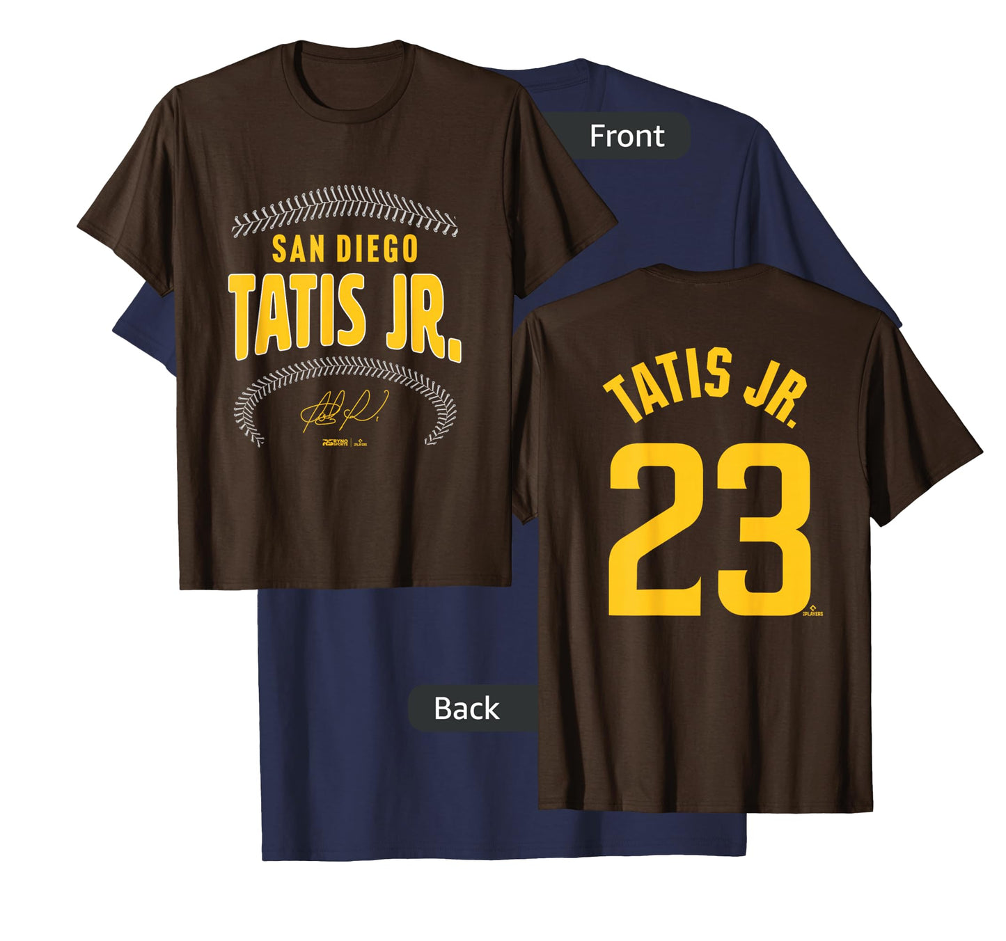 Fernando Tatis Jr. San Diego Name & Number (Front & Back) T-Shirt