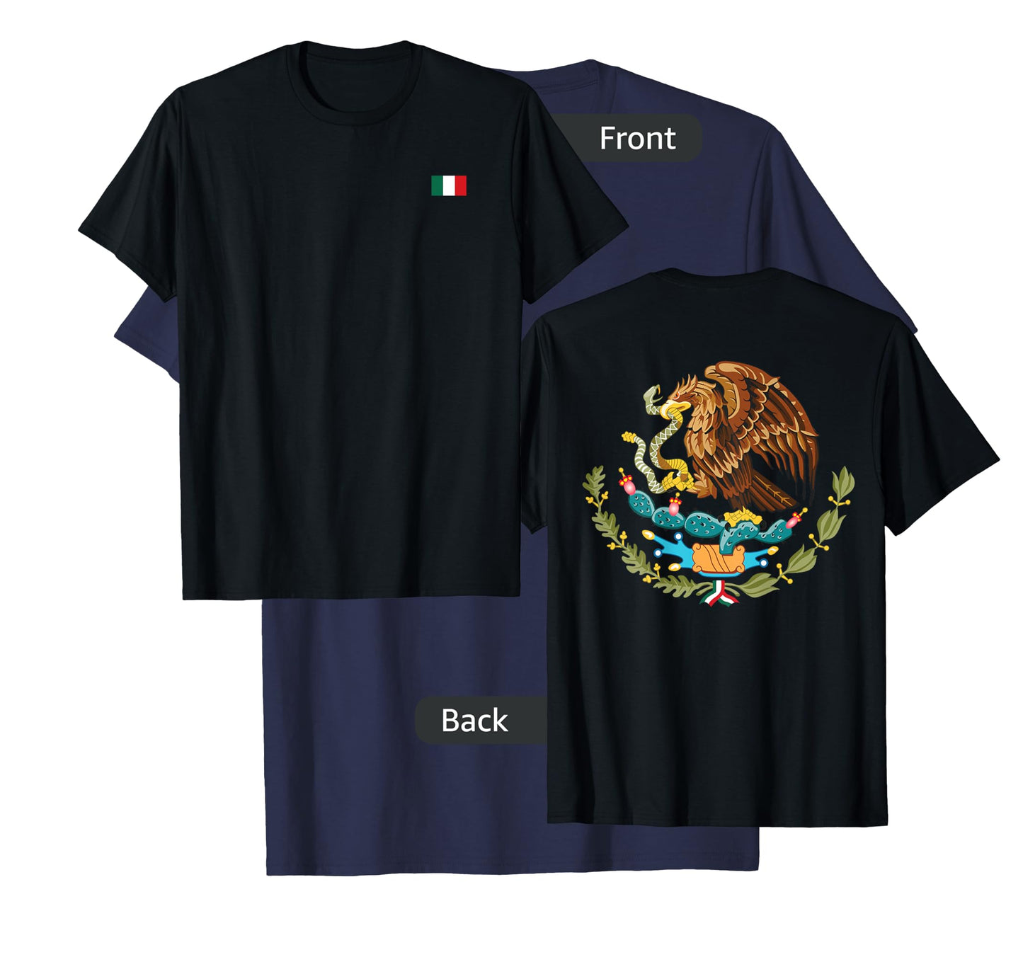 Mexico Flag Mexican Pride Flag of Mexico Coat of Arms Nation T-Shirt