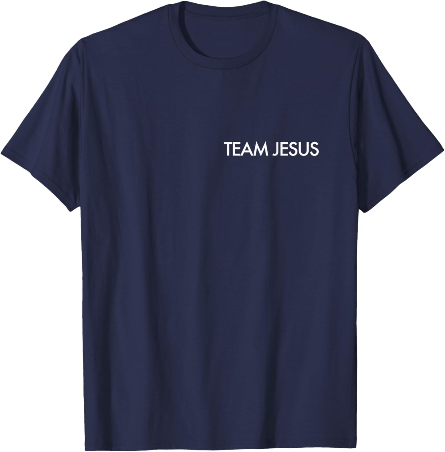 Team Jesus Pain and Gain Church Religion Go Cross Faith T-Shirt - T-Shirt | Navy