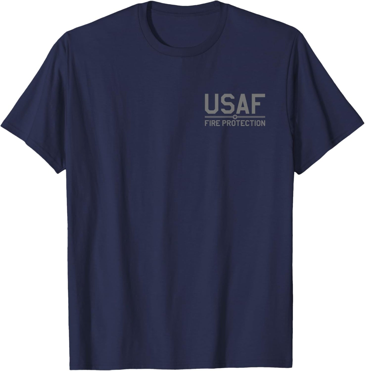 Us Air Force Usaf Fire Protection Rescue Hazmat T-Shirt - T-Shirt | Navy
