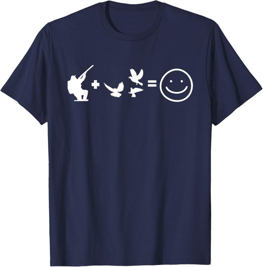 Dove Hunting Bird Pigeon Hunter Huntress T-Shirt - T-Shirt | Navy