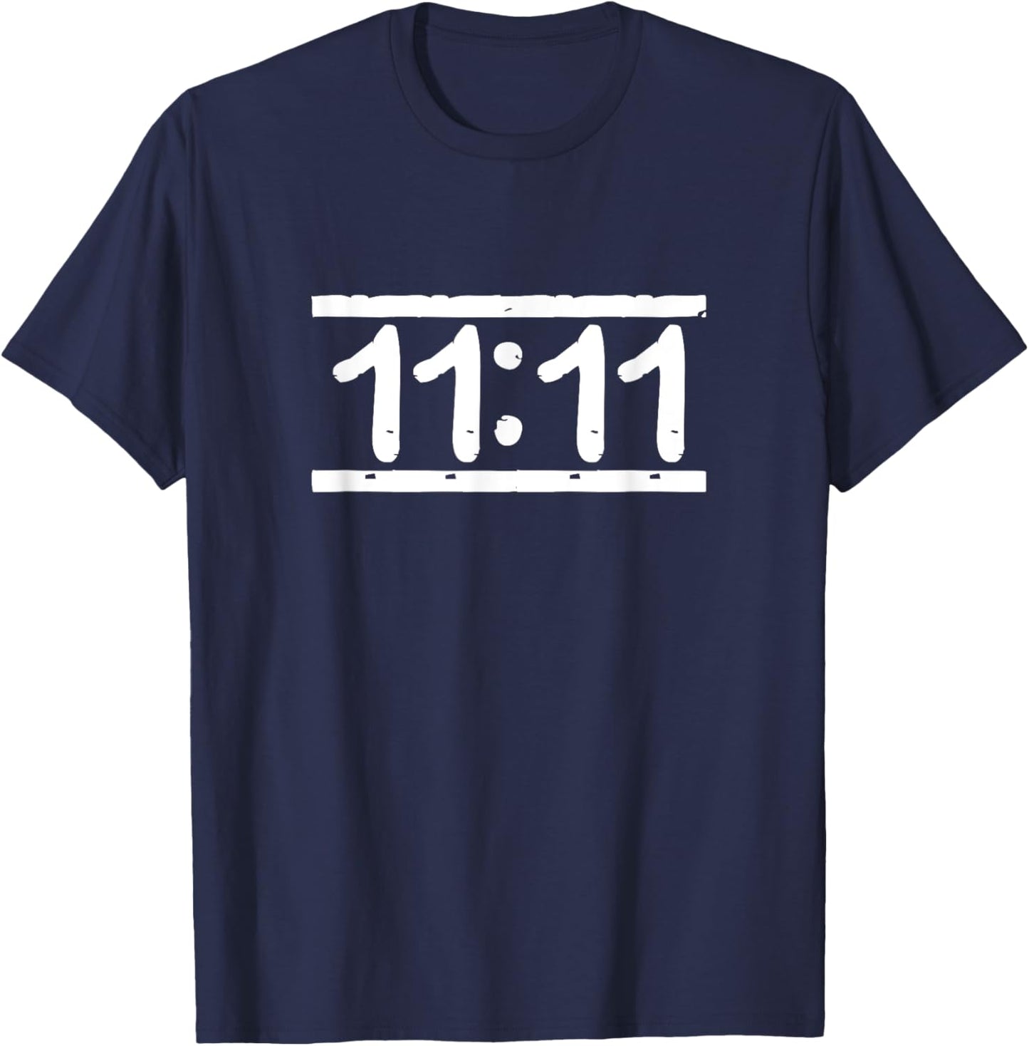 11:11 Wake up its 11 11 Synchronicity Numerology Angel T-Shirt - T-Shirt | Navy