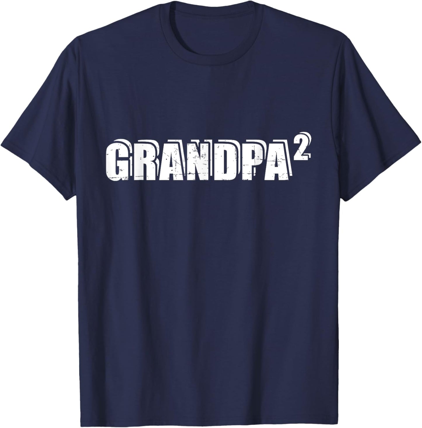 2nd Second Time Grandpa Twins T-Shirt - T-Shirt | Navy