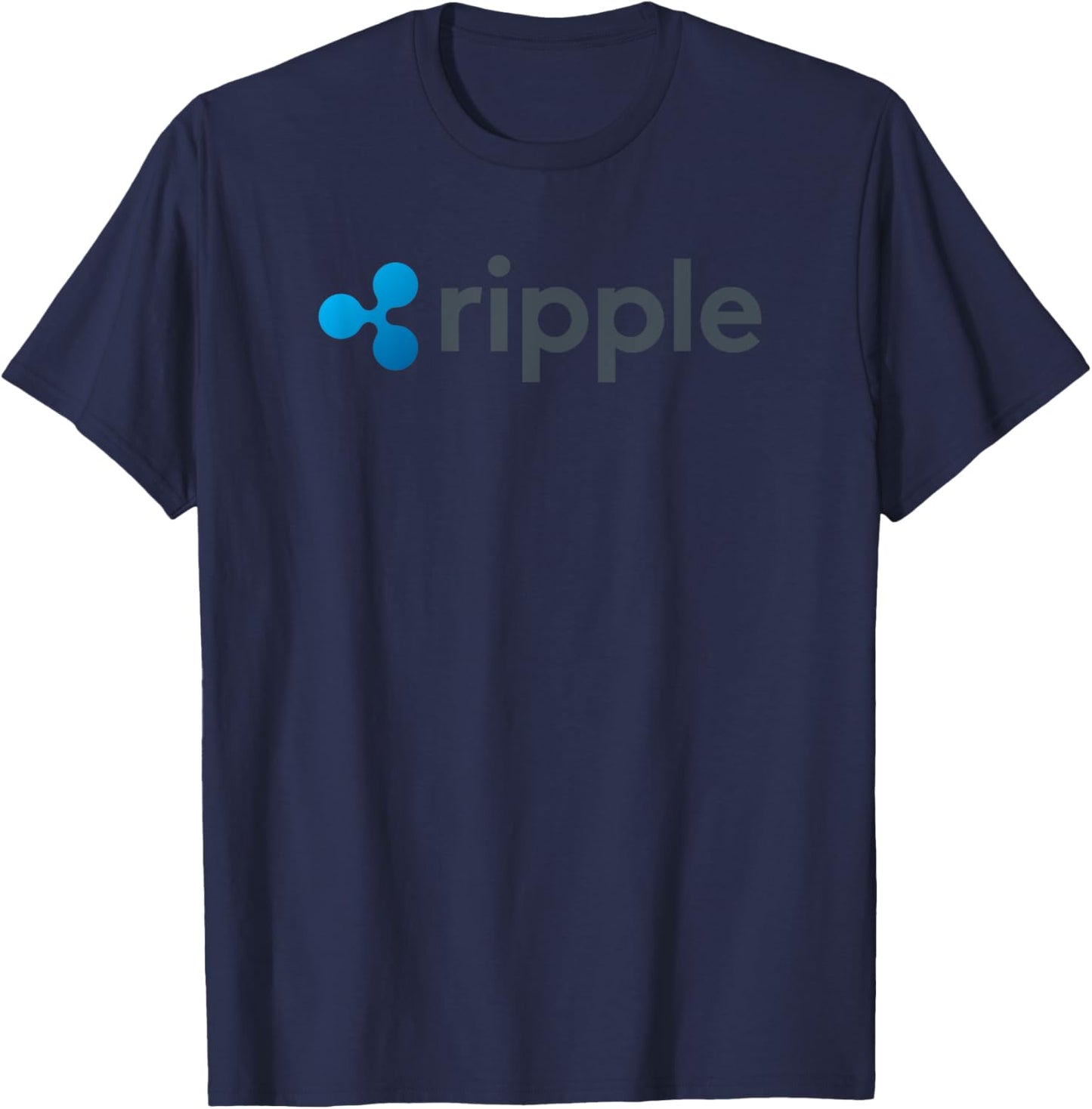Ripple Coin XRP Cryptocurrency Fan Logo HODLer To The Moon T-Shirt - T-Shirt | Navy
