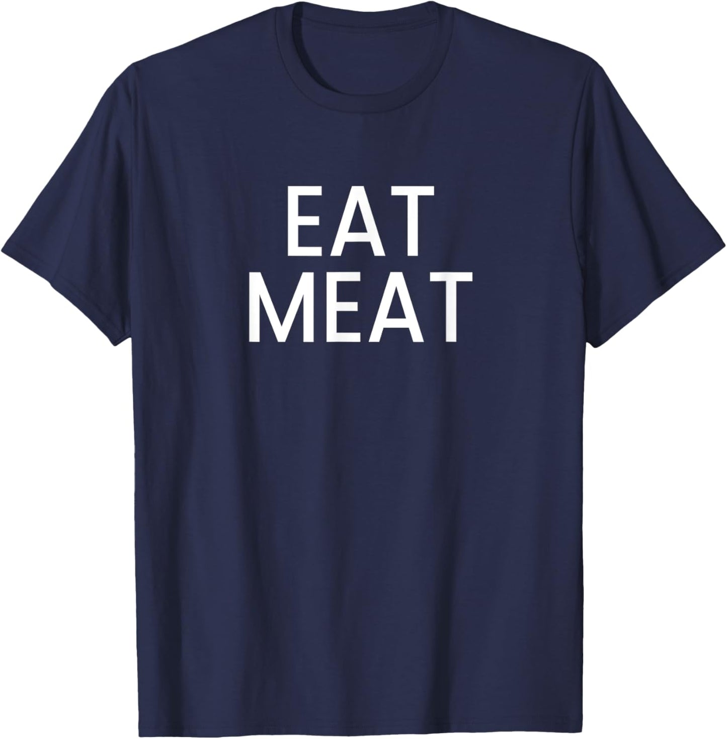 Eat Meat T-Shirt - T-Shirt | Navy