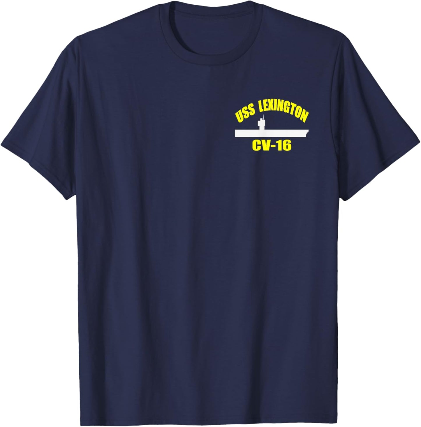 USS Lexington CV-16 WW2 Aircraft Carrier Veteran Father Day T-Shirt - T-Shirt | Navy