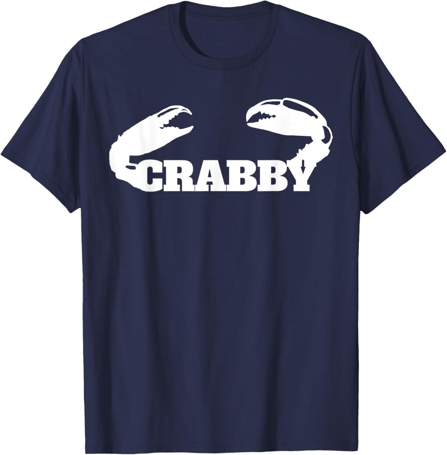 Crabby funny crab claws novelty crabby T-Shirt - T-Shirt | Navy