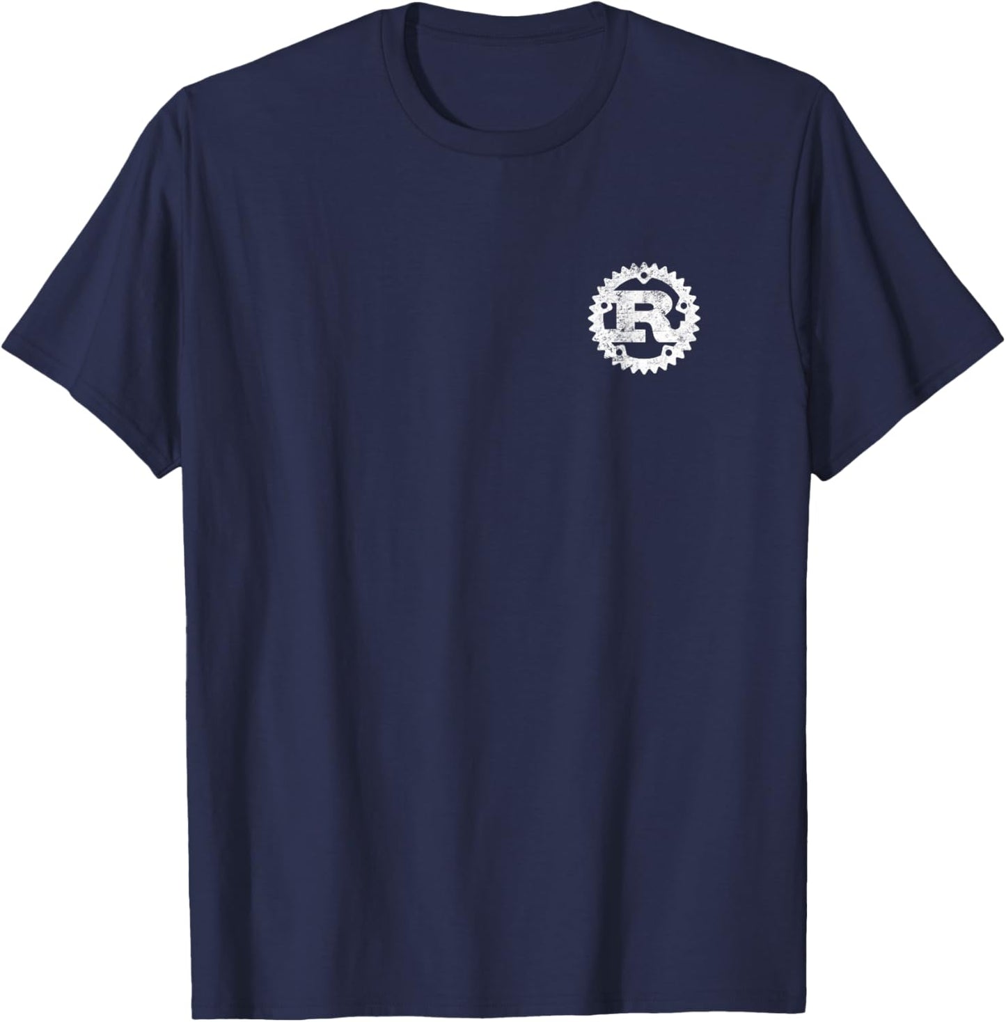 Rust Programming Logo for Programmers T-Shirt - T-Shirt | Navy