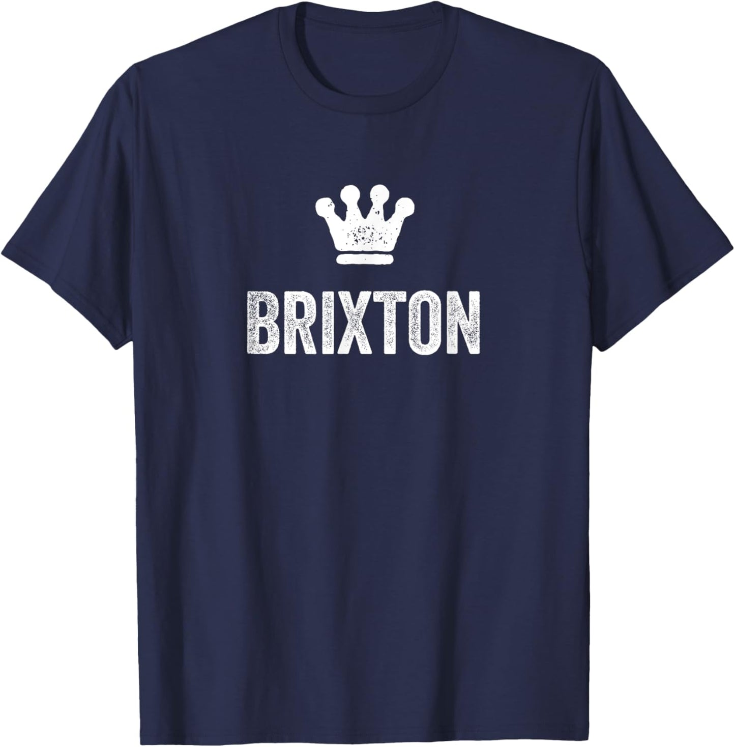 Brixton the King / Crown & Name Called Brixton T-Shirt - T-Shirt | Navy