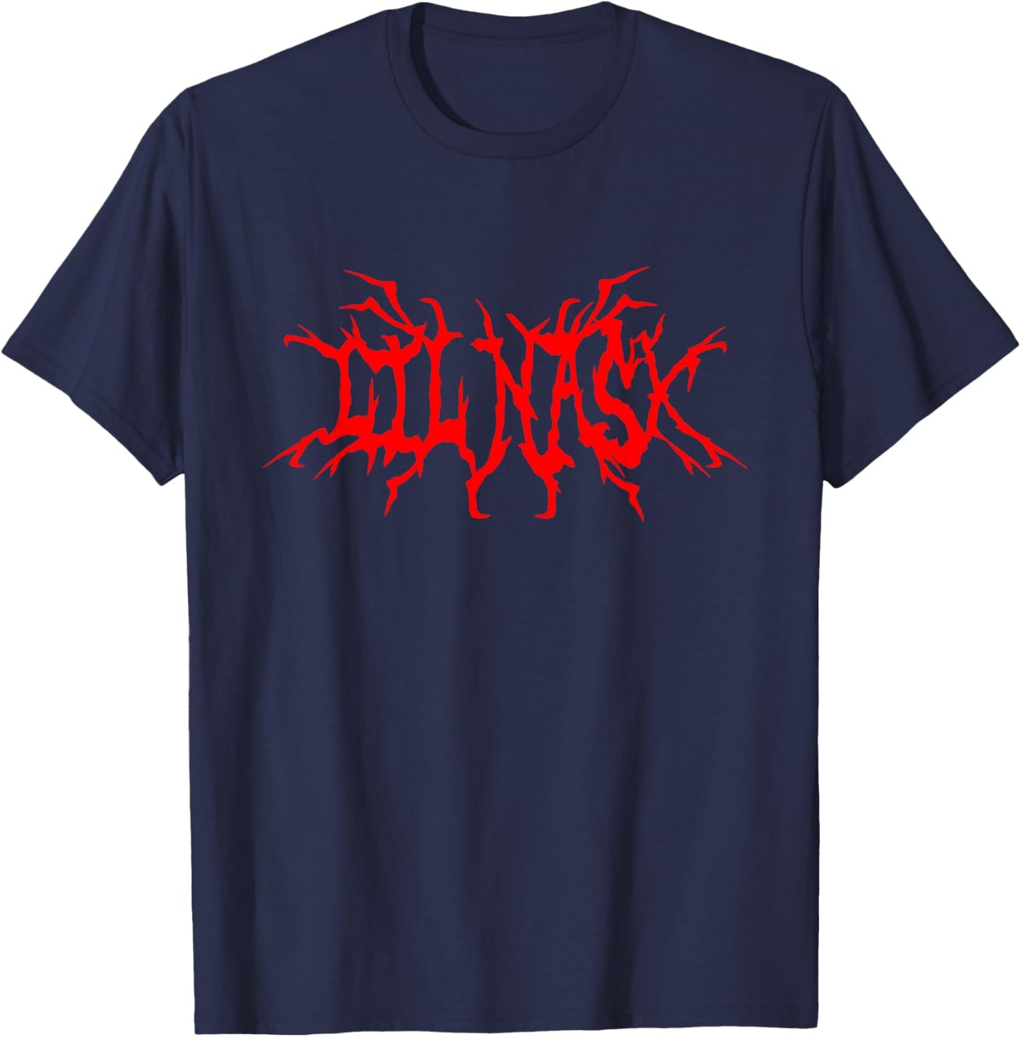 Lil Nas X Official Lightning Logo Black T-Shirt - T-Shirt | Navy