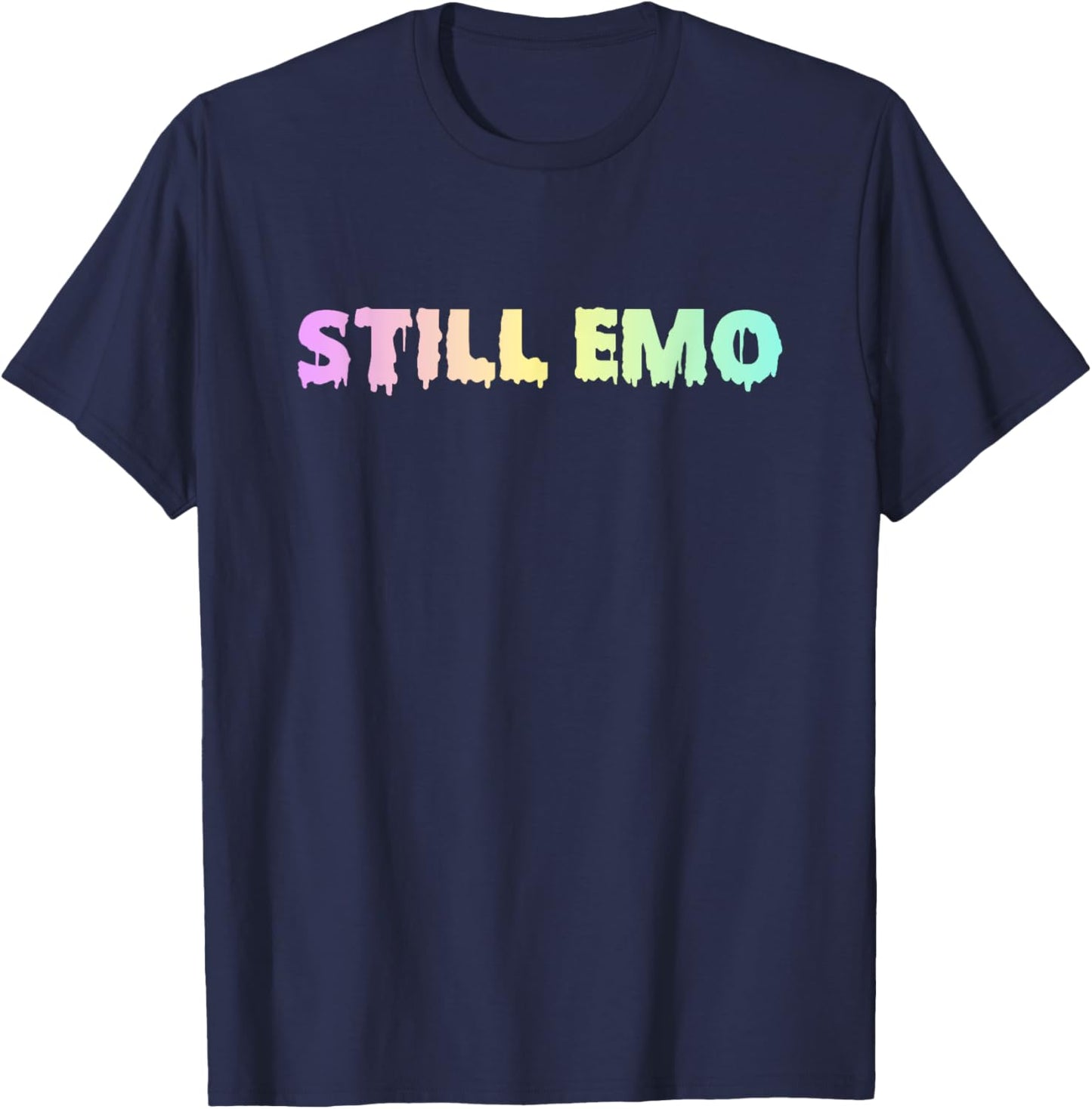 Pastel Goth Still Emo T-Shirt - T-Shirt | Navy