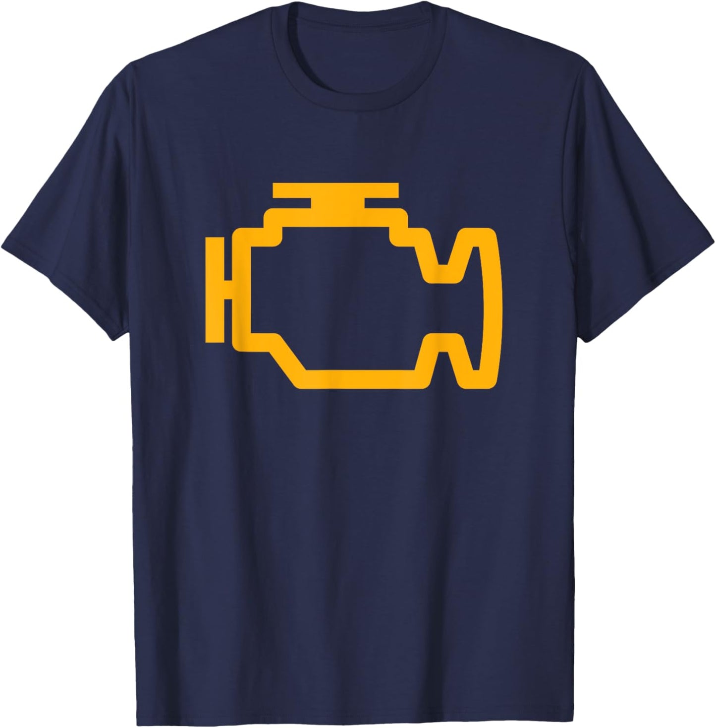Check Engine T-Shirt - T-Shirt | Navy