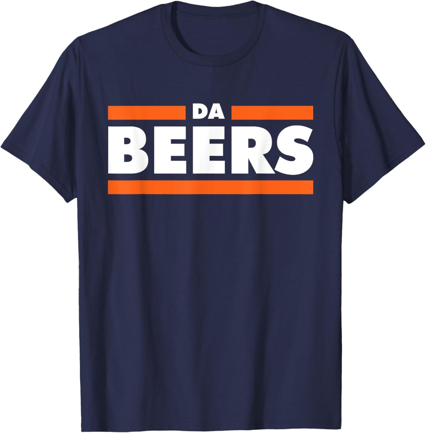 DA BEERS Funny Drinking Beer Party T-Shirt - T-Shirt | Navy