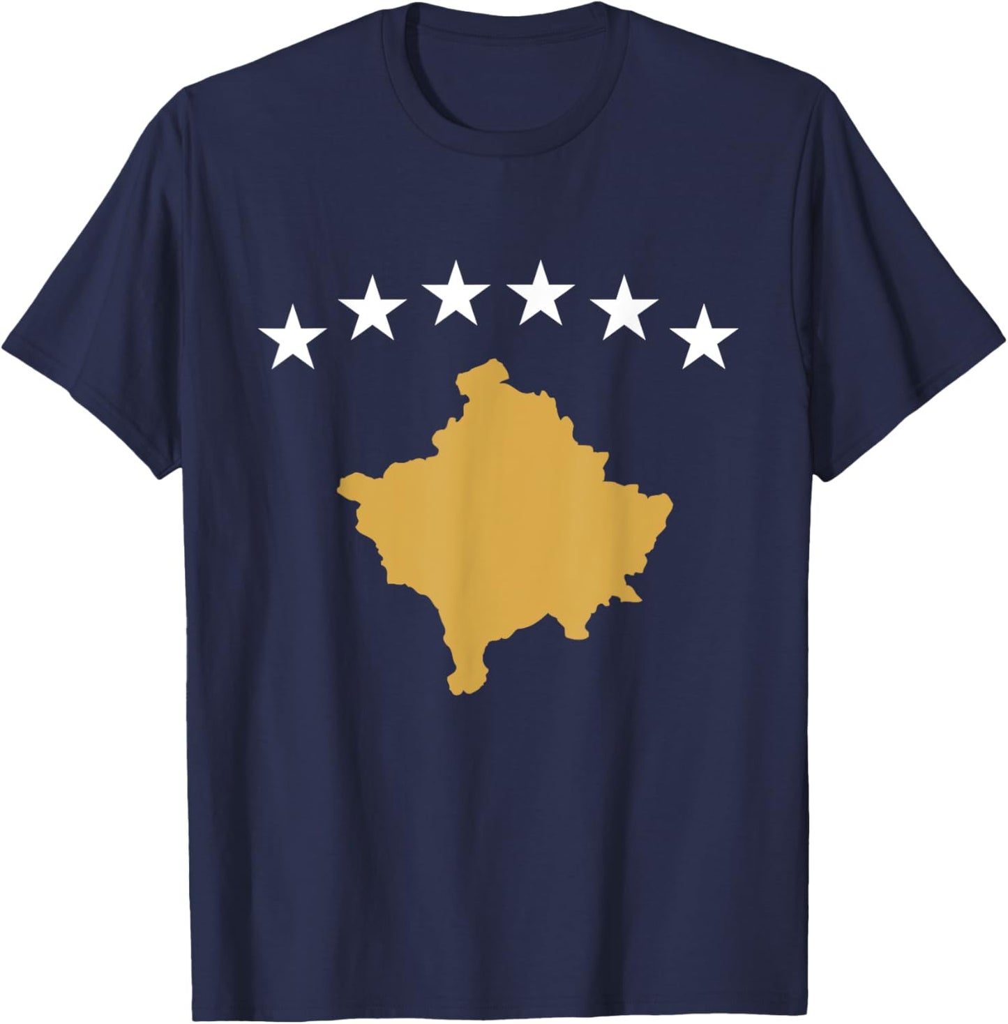 Kosovo Kosovan Flag Kosovar Pride Balkans Yugoslavia T-Shirt - T-Shirt | Navy