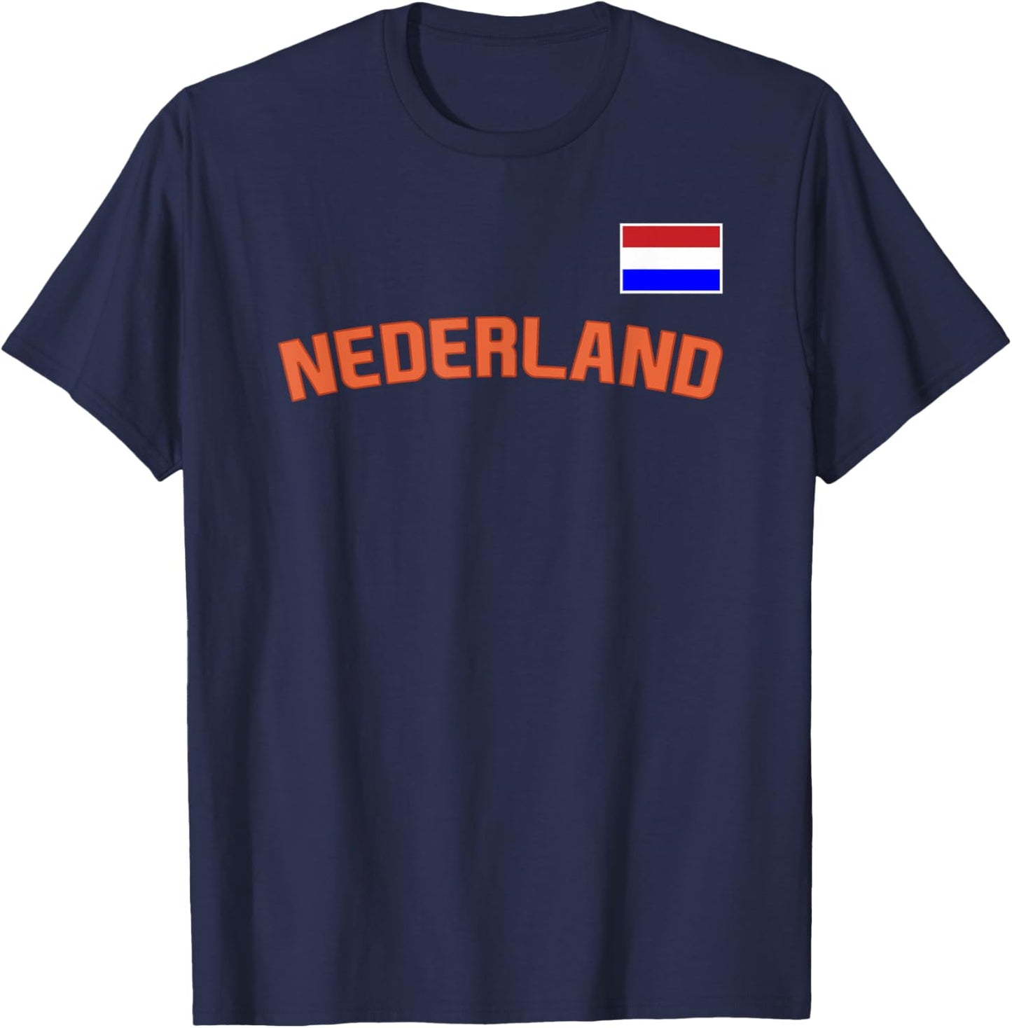 Nederland Flag Dutch Pride Netherlands International Country T-Shirt - T-Shirt | Navy