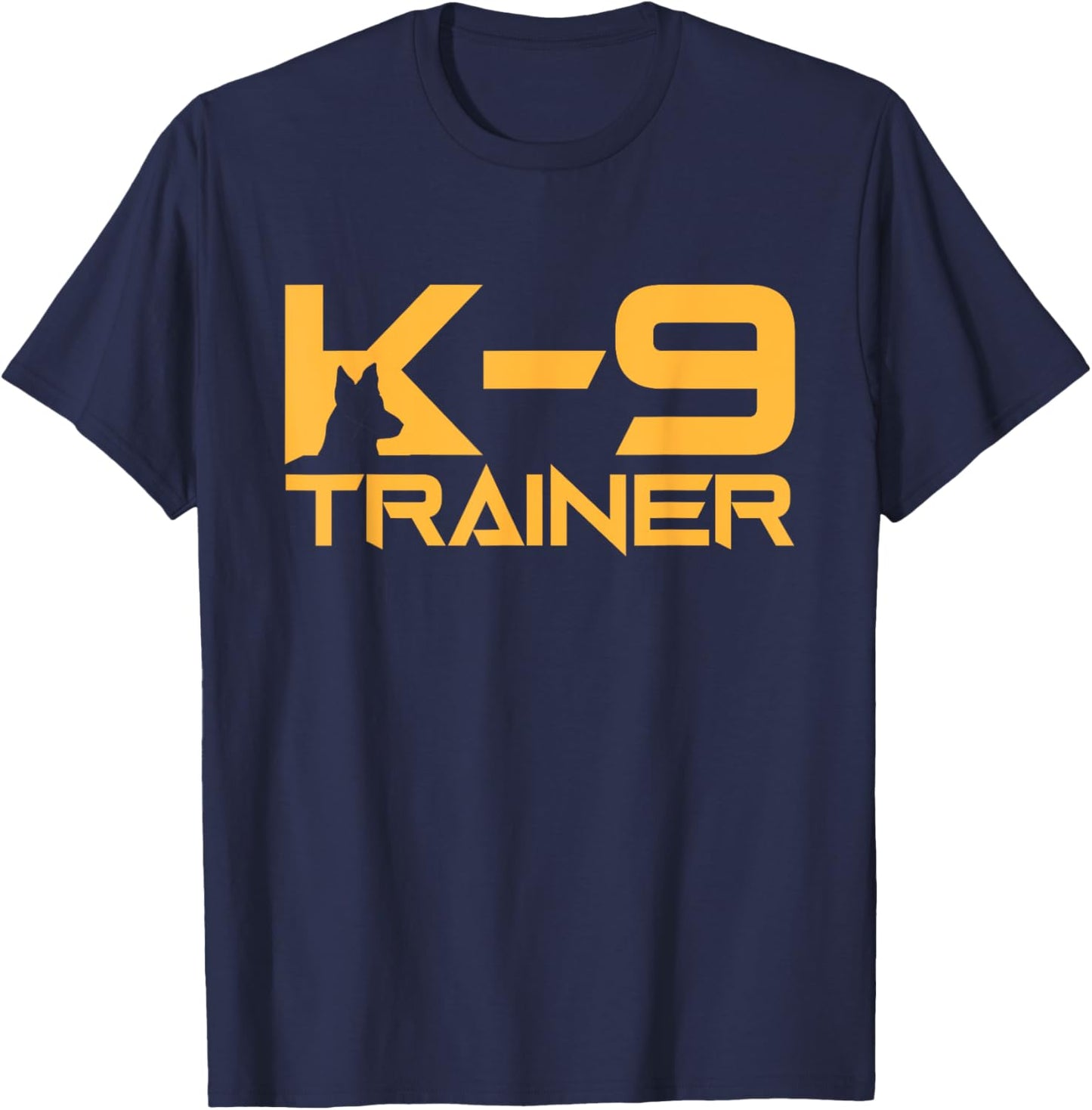 K-9 K9 Dog Handler Trainer Police Security Halloween Men Women T-Shirt - T-Shirt | Navy