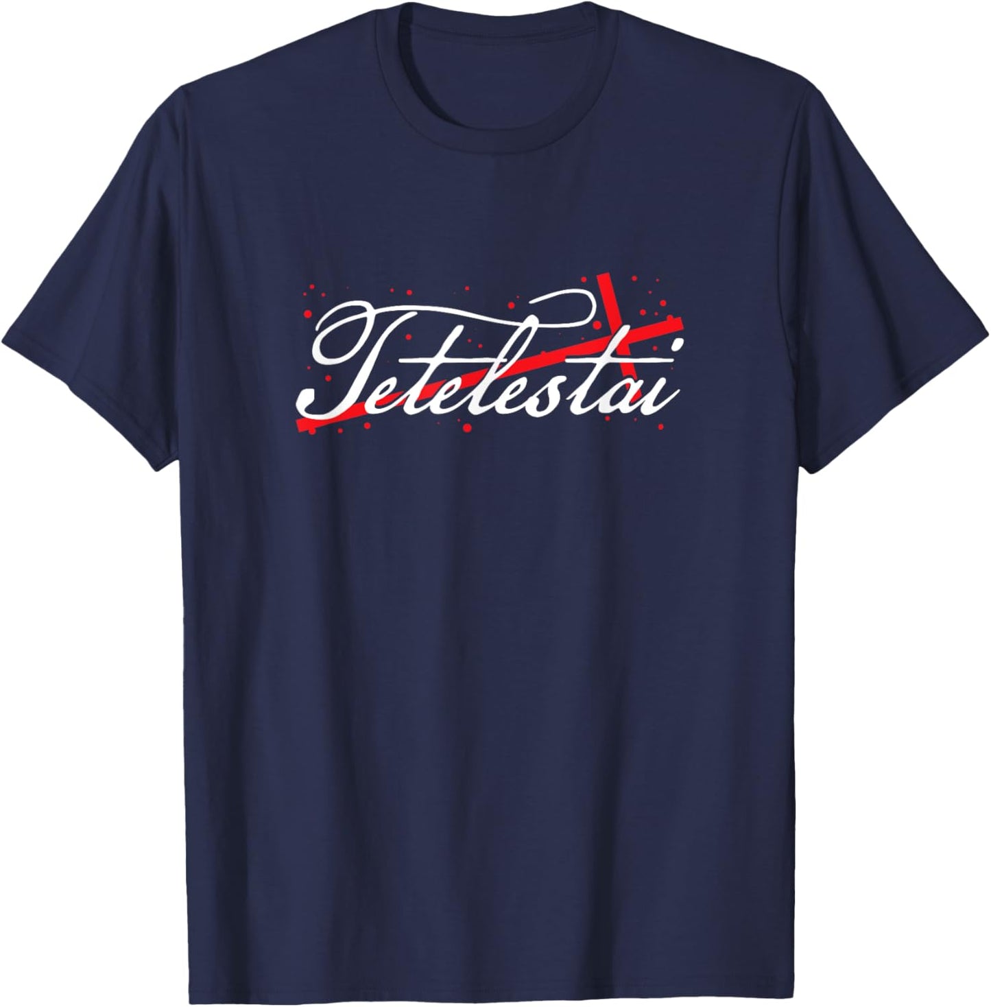 Tetelestai, Greek It Is Finished, Christian Easter T-Shirt - T-Shirt | Navy