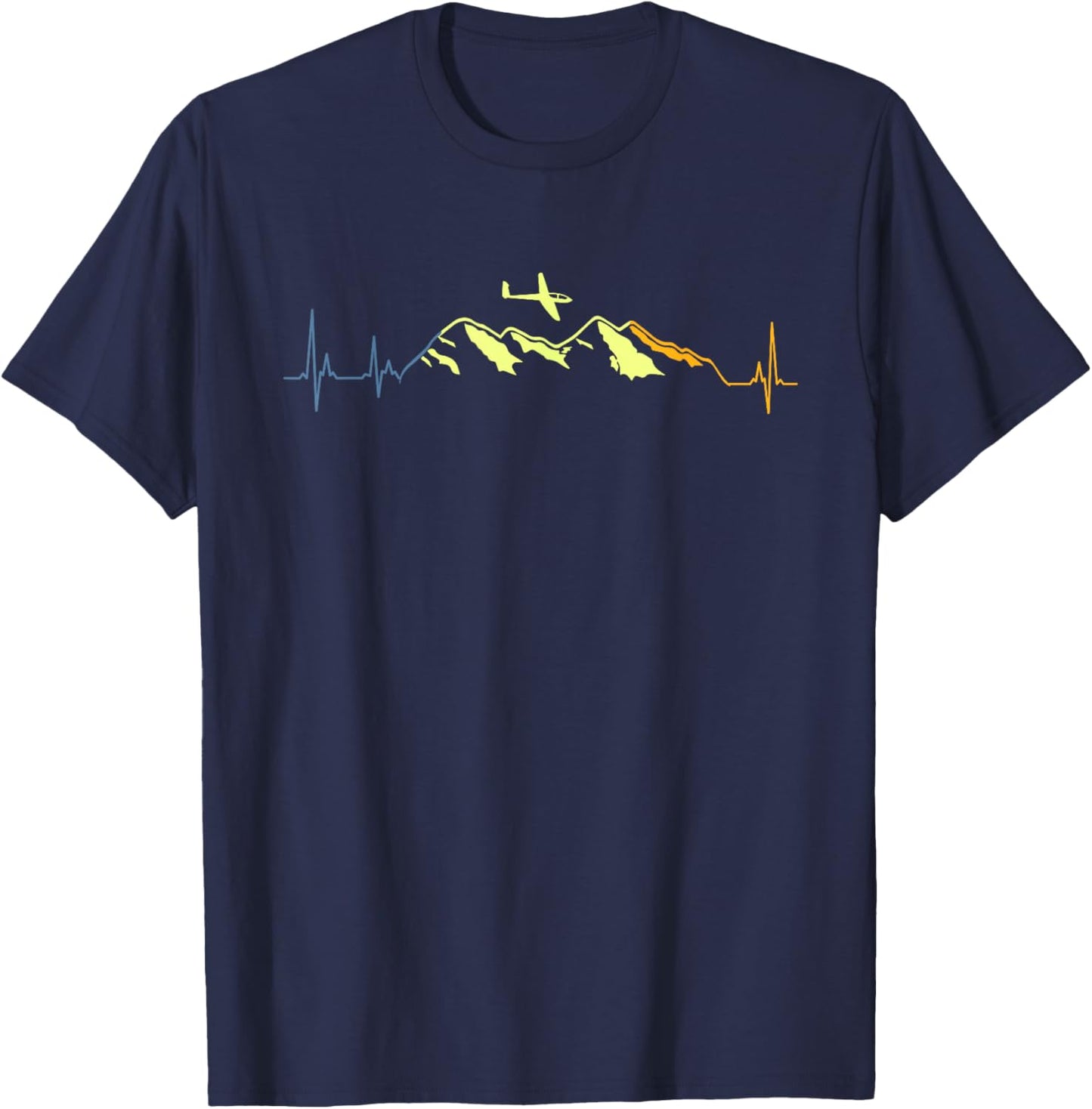 Glider pilots hobby pilot Glider Glider T-Shirt - T-Shirt | Navy
