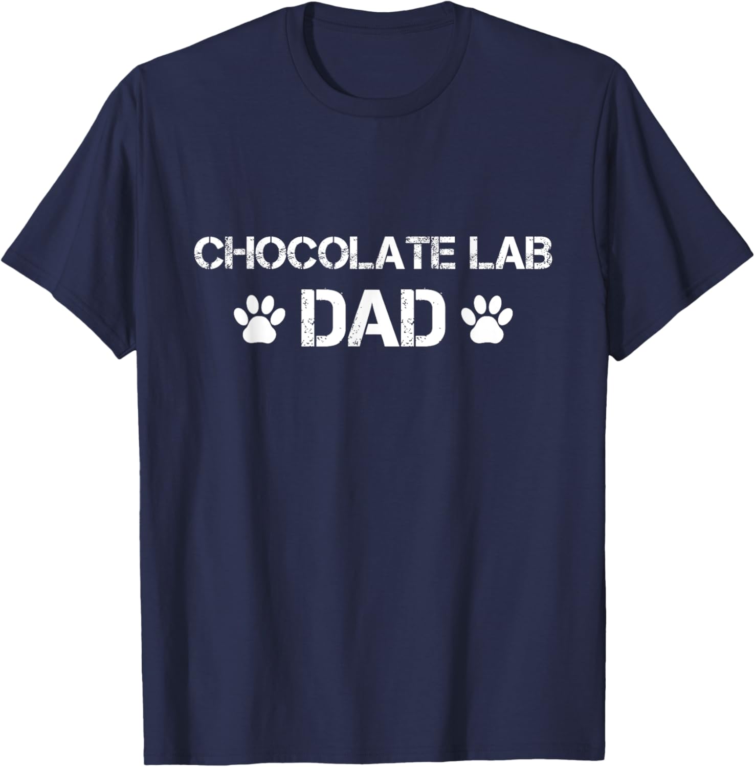 Chocolate Lab Dad Chocolate Lab Dog T-Shirt - T-Shirt | Navy