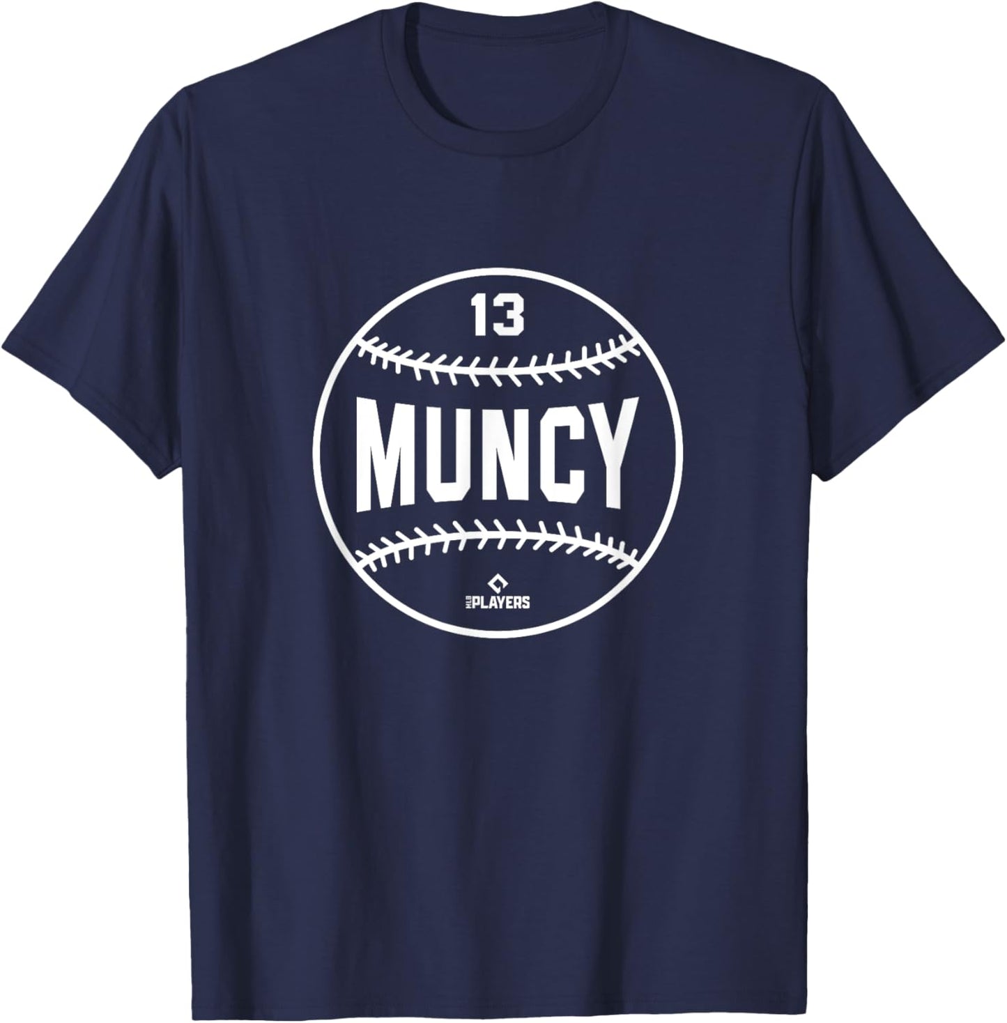 Max Muncy Baseball Los Angeles California MLB Players MLBPA T-Shirt - T-Shirt | Navy