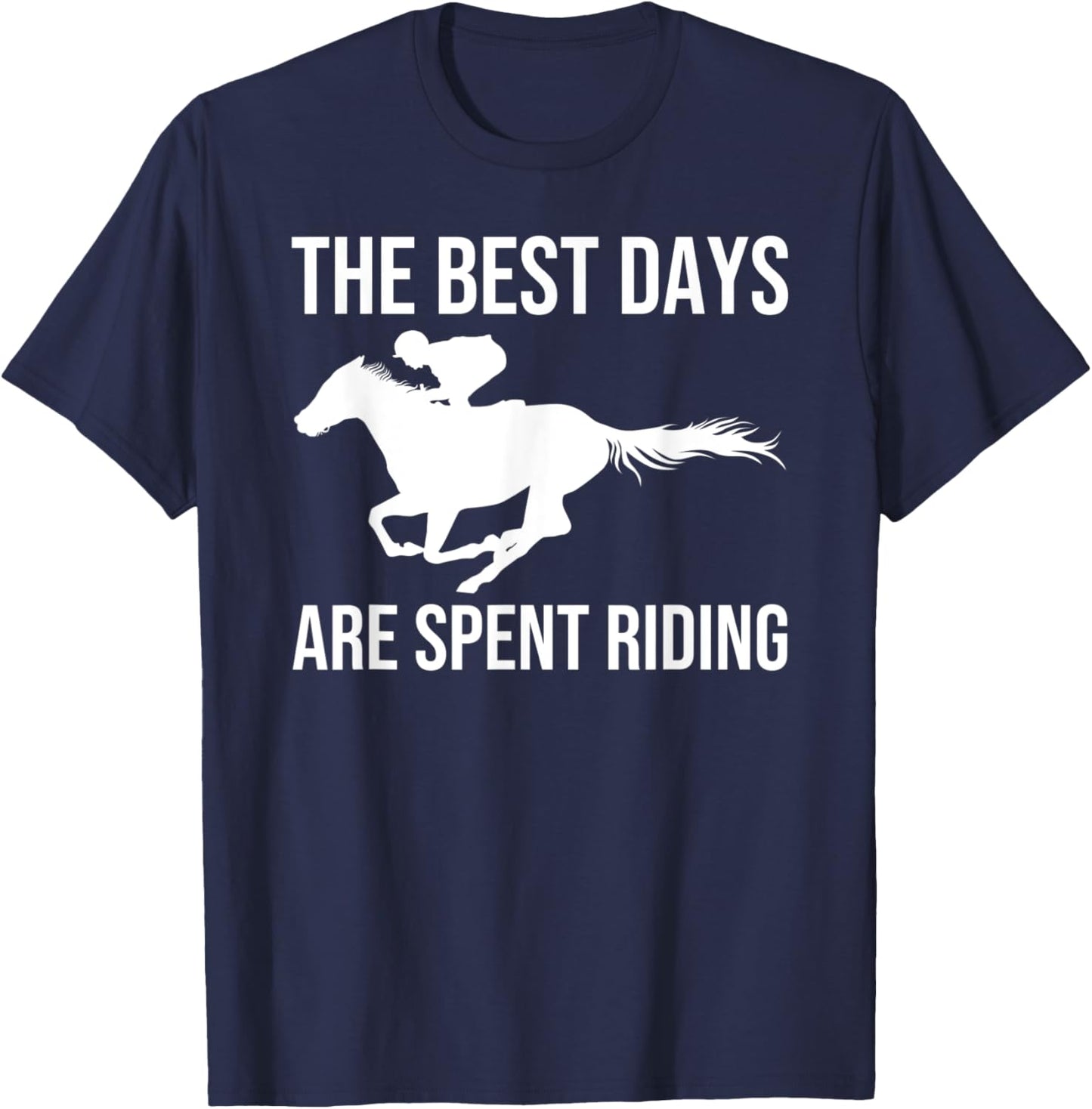 English Horse Riding T-Shirt - T-Shirt | Navy