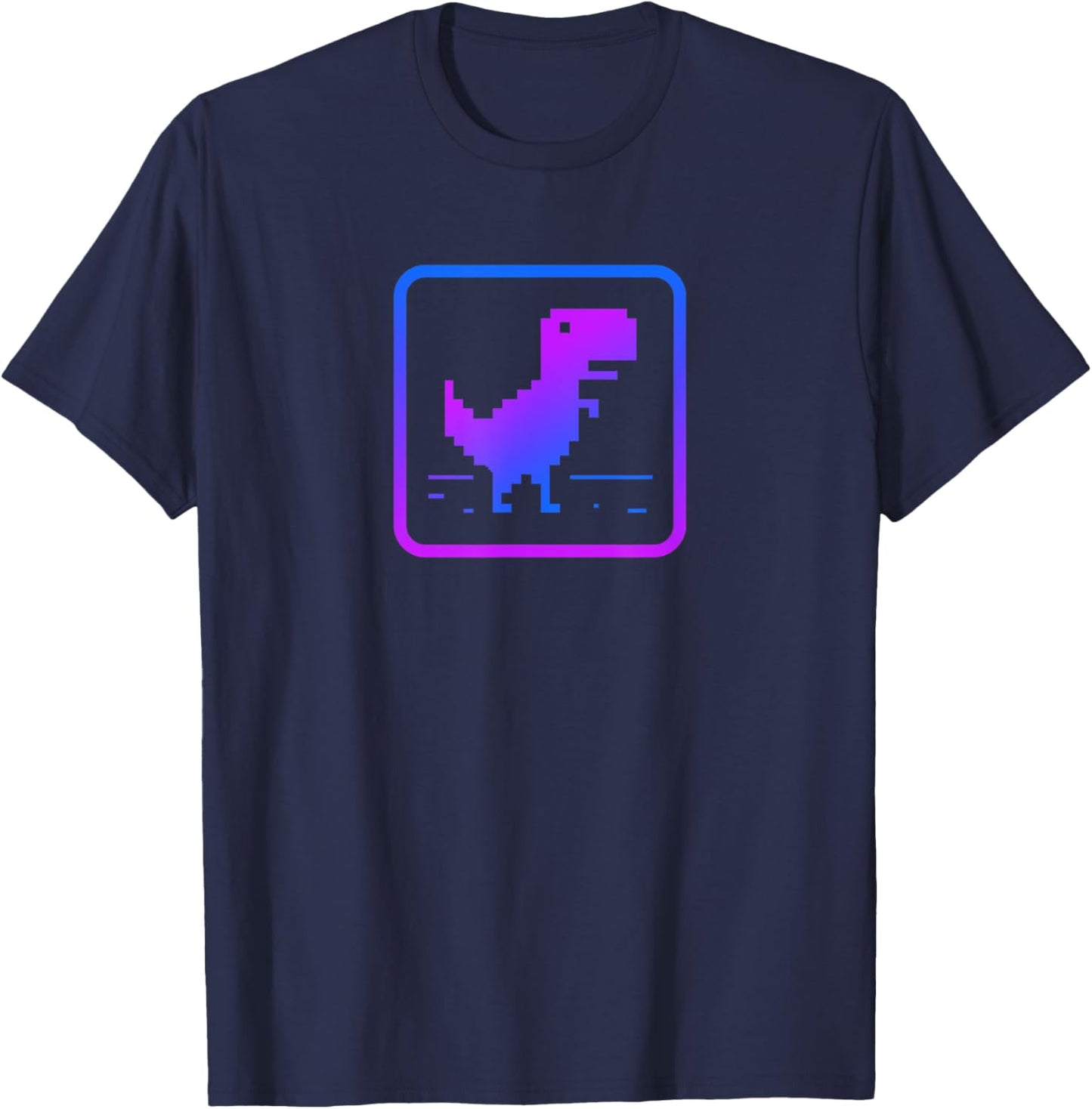 No internet dinosaur graphic design T-Shirt - T-Shirt | Navy