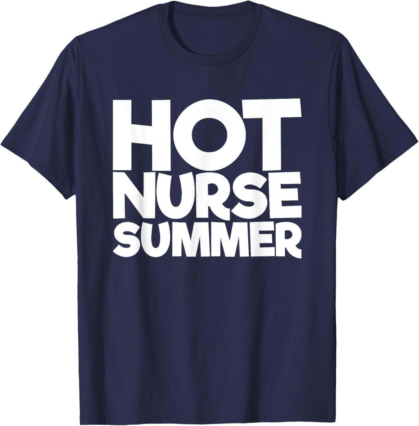 Hot Nurse Summer T-Shirt - T-Shirt | Navy