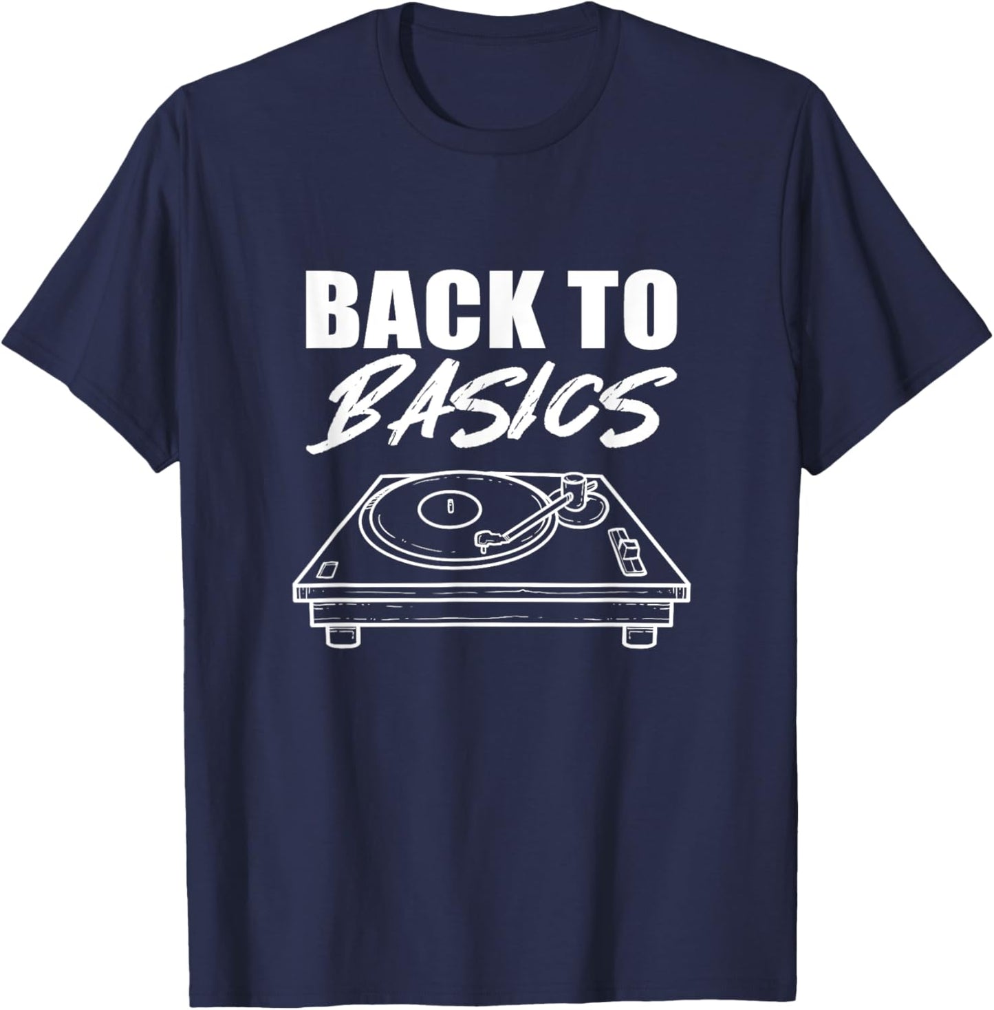 Back to Basics Musician T-Shirt - T-Shirt | Navy