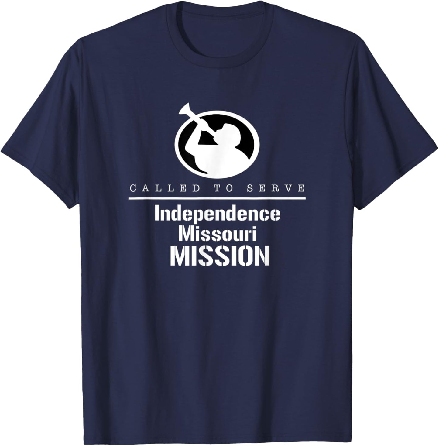 Called To Serve Angel Moroni Independence Missouri Mission T-Shirt - T-Shirt | Navy