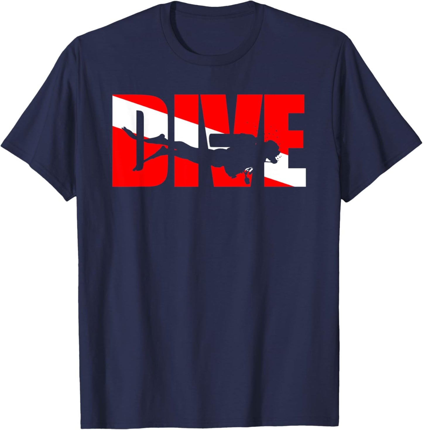 Dive Scuba Diving Dive T-Shirt - T-Shirt | Navy