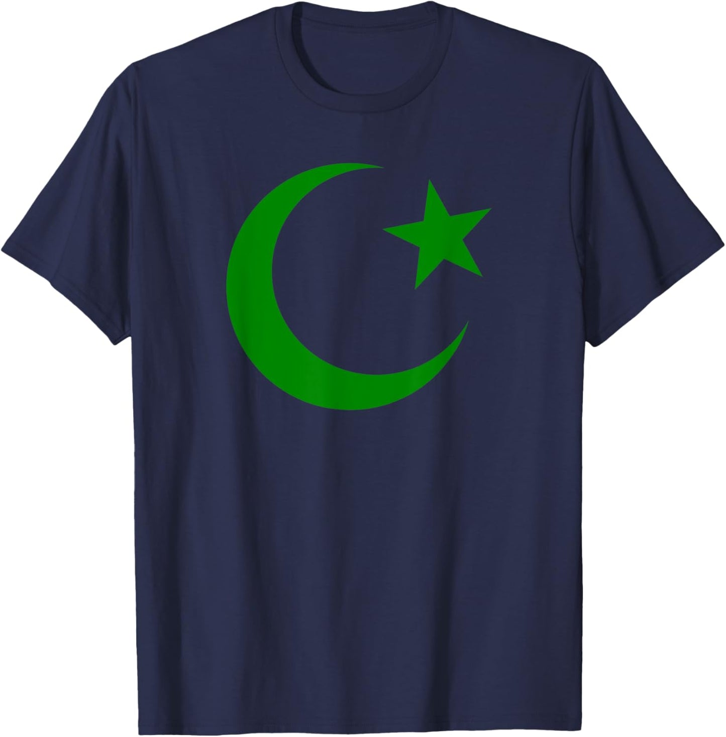 Star and Crescent novelty Crescent and Star T-Shirt - T-Shirt | Navy