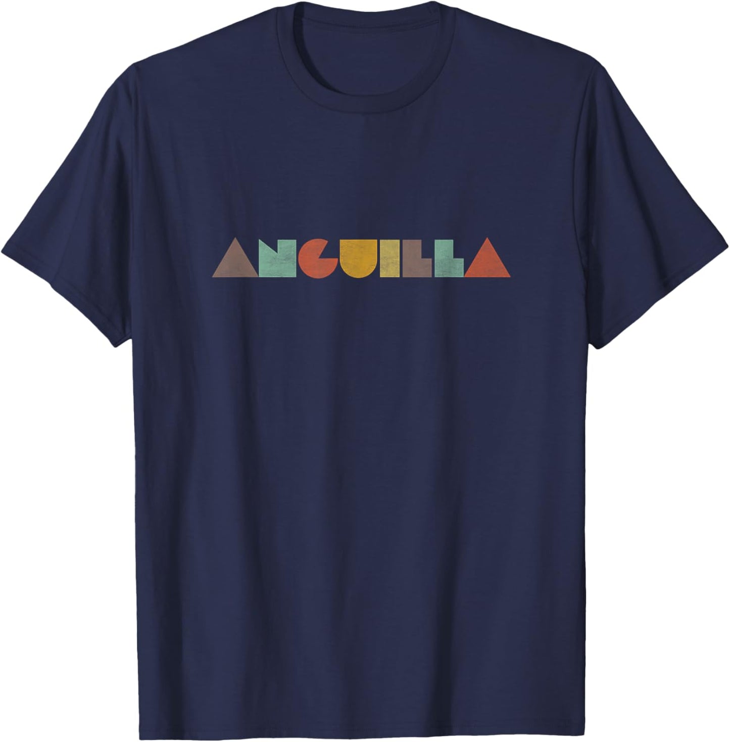 Anguilla Vintage T-Shirt - T-Shirt | Navy