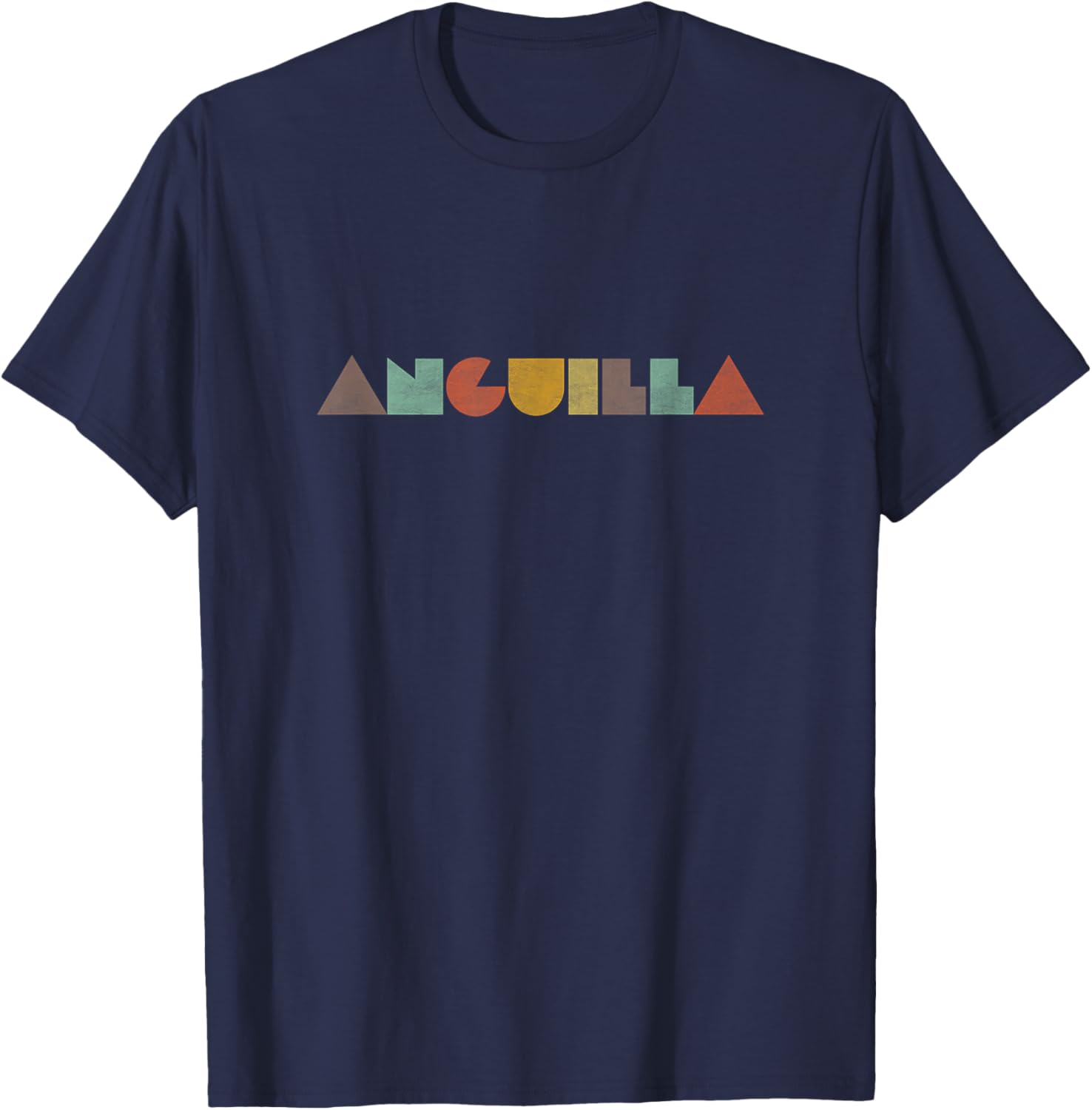 Anguilla Vintage T-Shirt - T-Shirt | Navy