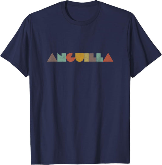 Anguilla Vintage T-Shirt - T-Shirt | Navy