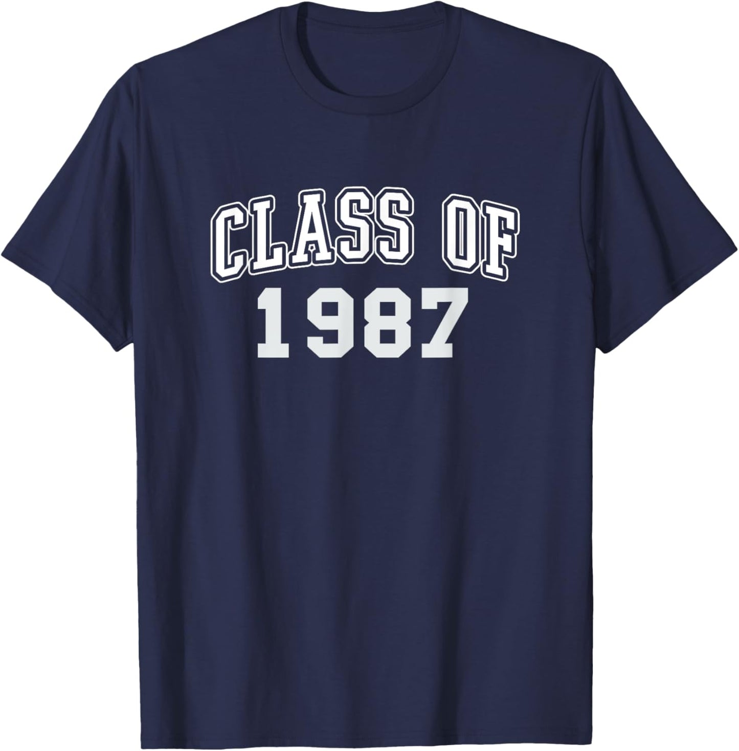 Class of 1987 Vintage Style T-Shirt - T-Shirt | Navy