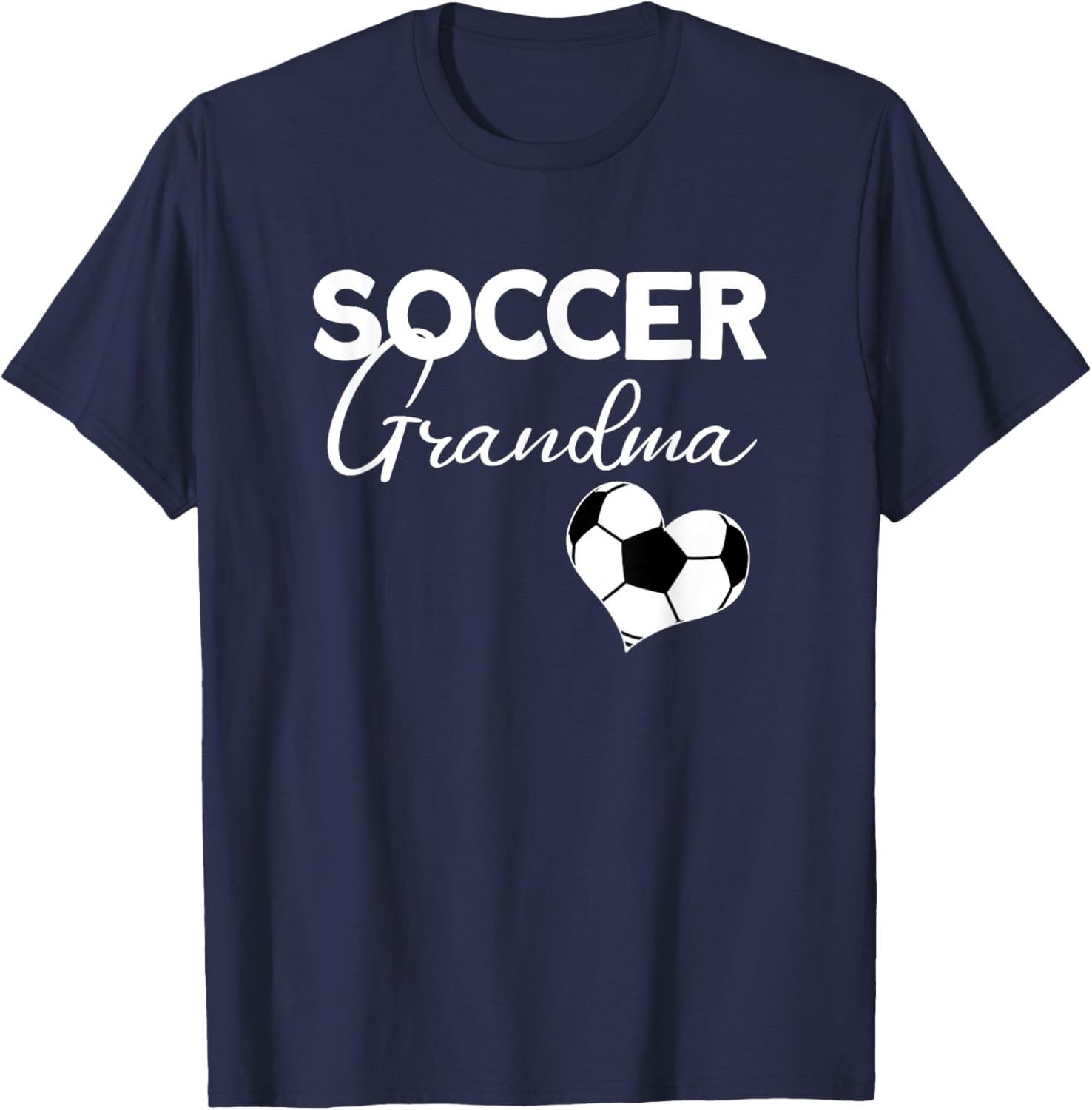 Soccer Grandma - Soccer Player Funny Soccer T-Shirt - T-Shirt | Navy