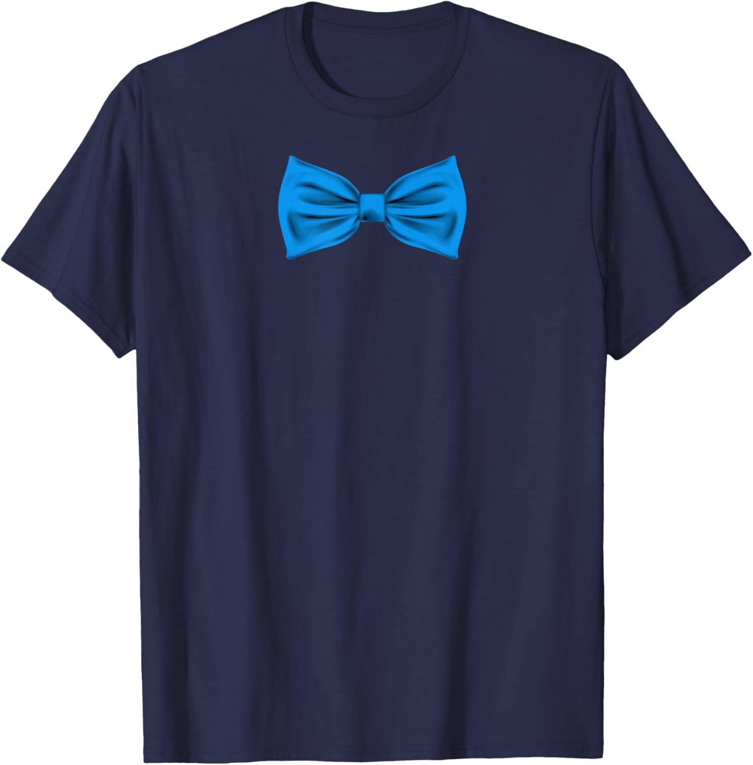 Blue Bow Tie Funny Wedding And Special Occasions T-Shirt - T-Shirt | Navy