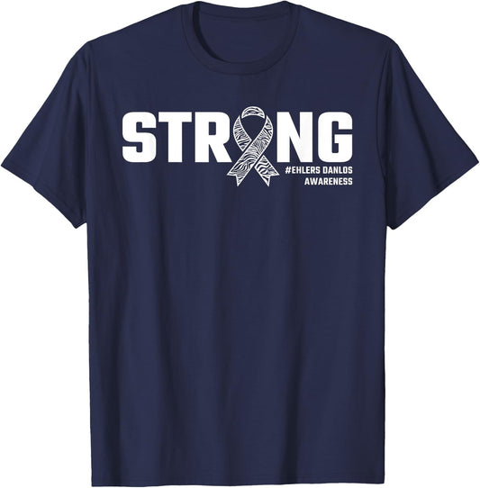 Eds Awareness, Strong, Ehlers Danlos Syndrome T-Shirt - T-Shirt | Navy